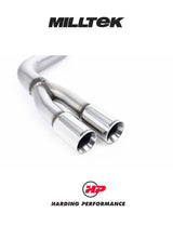 MILLTEK Cat-back – BMW 118d/120d M Sport (E82), Requires additional OE parts [SSXBM951]