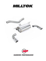 MILLTEK Rear Silencers – BMW M135i F20/F21 - Race - Polished