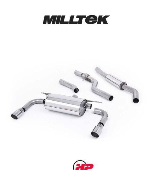 MILLTEK Cat-back – BMW F30 328i M Sport Automatic - EC-approved