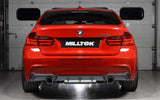 MILLTEK Cat-back – BMW F30 328i M Sport Automatic - Non-resonated