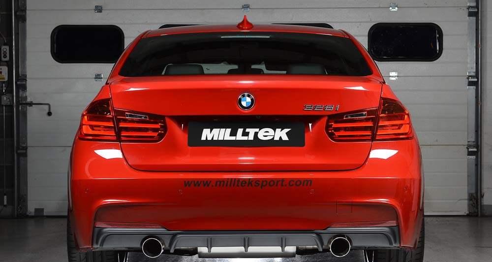 MILLTEK Cat-back – BMW F30 328i M Sport Automatic - EC-approved