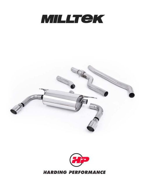 MILLTEK Cat-back – BMW F30 328i M Sport Automatic - Non-resonated