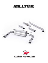 MILLTEK Cat-back – BMW F30 328i M Sport Automatic - Non-resonated