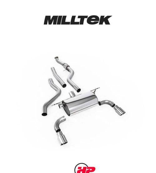 MILLTEK Cat Back BMW 1 Series M135i 3/5-Door F21/F20 - Polished