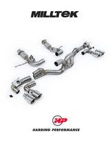MILLTEK Cat-back System Corvette Stingray (C8) 6.2L V8 - GT-100 Polished Tips