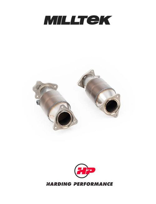 MILLTEK Hi-Flow Sports Cats Corvette C8 - Without Heat Wrap