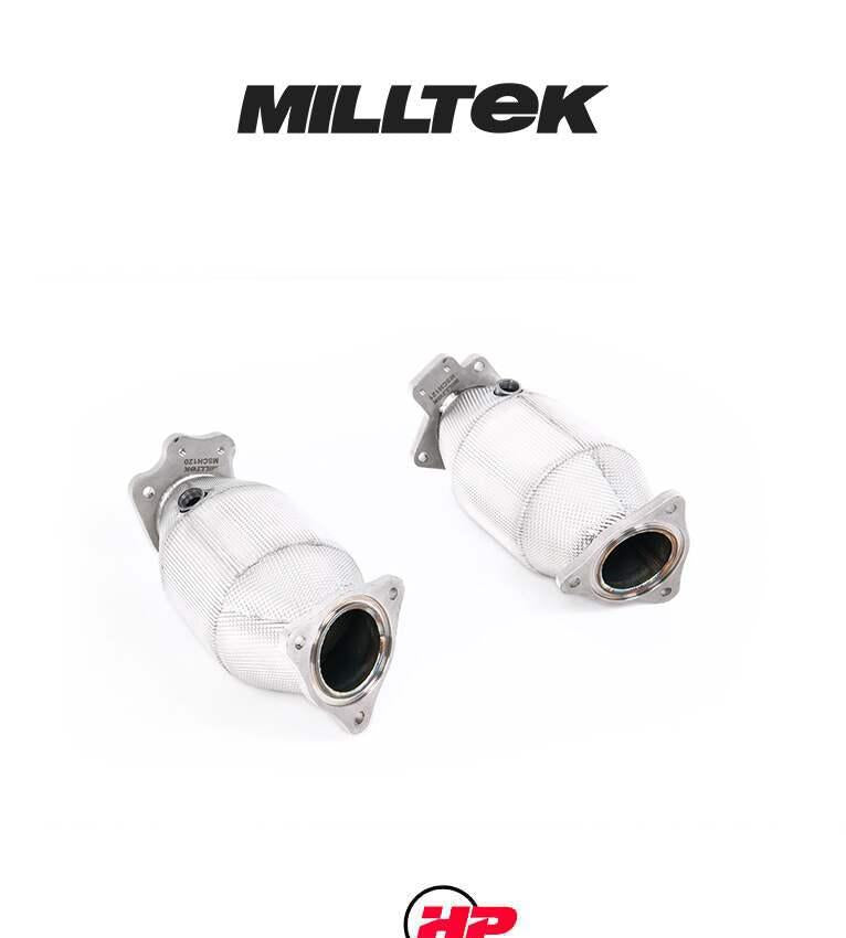 MILLTEK Hi-Flow Sports Cats Corvette C8 - Without Heat Wrap