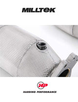 MILLTEK Hi-Flow Sports Cats Corvette C8 - With Heat Wrap