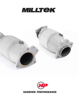 MILLTEK Hi-Flow Sports Cats Corvette C8 - With Heat Wrap