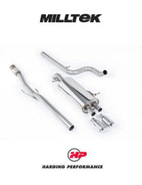 MILLTEK Cat-back – Citroen DS3 - Non-resonated - Polished