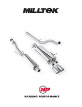 MILLTEK Cat-back – Citroen DS3 - Resonated - Titanium