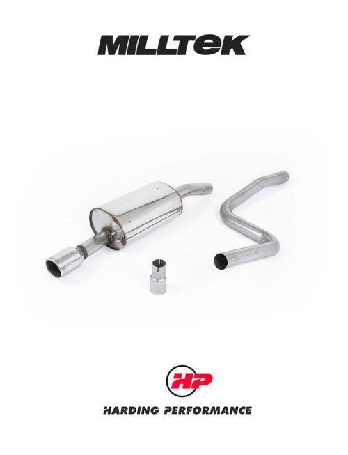 MILLTEK Cat Back Ford Fiesta Mk6 Zetec S 1.6 16V To Fit ST150 Rear Valance Insert - SSXFD013