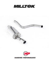 MILLTEK Cat-back – Ford Fiesta Mk6 ST150 - Non-resonated - Polished