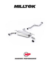 MILLTEK Cat-back – Ford Focus XR5 Turbo - Non-resonated (louder) - 100mm Jet Polished Trims
