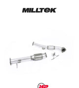 MILLTEK Catted Downpipe – Ford Focus Mk2 RS - EC-approved Catalyst
