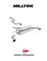 MILLTEK Cat-back – Ford Focus XR5 Turbo - Non-resonated (louder) - Polished GT-100 Trims
