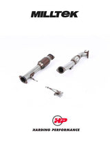 MILLTEK Catted Downpipe – Ford Focus Mk2 RS - EC-approved Catalyst