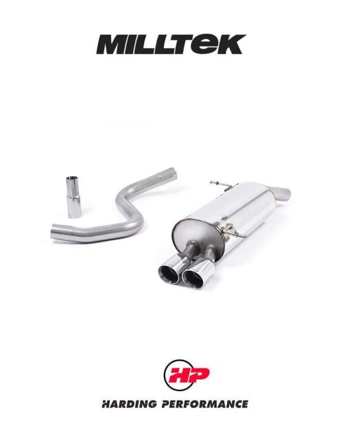 MILLTEK Front Pipe-back – Ford Fiesta Mk7 1.6 Duratec - OEM Downpipe and Catalyst