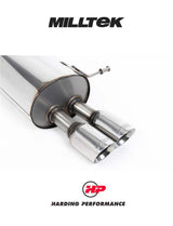 MILLTEK Front Pipe-back – Ford Fiesta Mk7 1.6 Duratec - OEM Downpipe and Catalyst