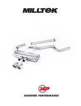 MILLTEK Cat-back – Ford Focus Mk3 ST - Non-resonated - Polished
