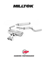 MILLTEK Cat-back – Ford Focus Mk3 ST - Resonated - Polished