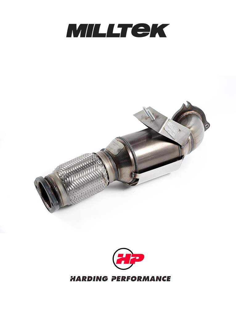MILLTEK Catted Downpipe – Ford Fiesta ST EcoBoost, suits MILLTEK cat-back system [SSXFD096]