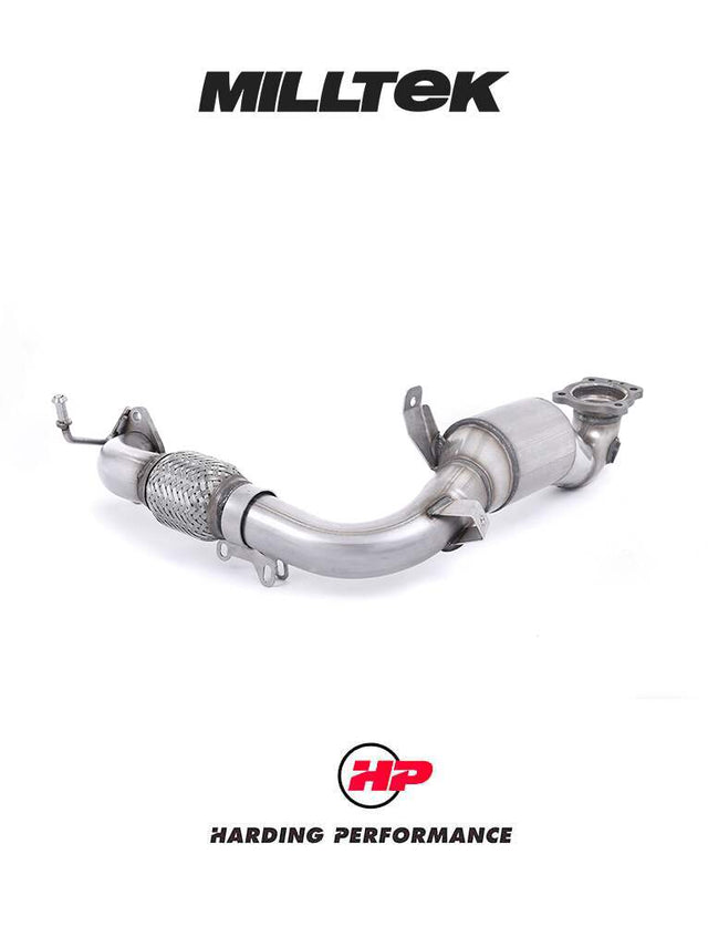 MILLTEK Catted Downpipe – Ford Fiesta 1.0T EcoBoost, suits the OE cat-back system [SSXFD102]