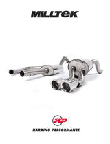 MILLTEK Cat-back – Ford Fiesta 1.0T EcoBoost - Resonated - Polished