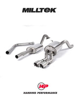 MILLTEK Cat-back – Ford Fiesta 1.0T EcoBoost - Non-resonated - Titanium