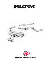 MILLTEK Semi-resonated Cat-back – Ford Focus Mk3 ST - Polished