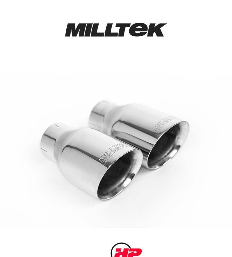 MILLTEK Semi-resonated Cat-back – Ford Focus Mk3 ST - Black Velvet