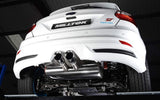 MILLTEK Semi-resonated Cat-back – Ford Focus Mk3 ST - Black Velvet