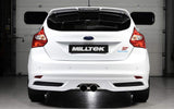 MILLTEK Semi-resonated Cat-back – Ford Focus Mk3 ST - Polished