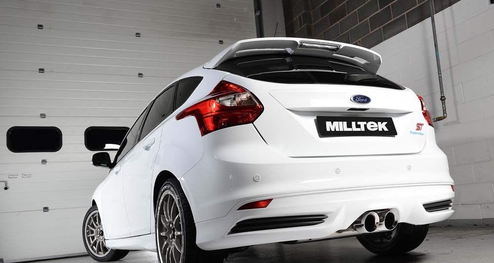 MILLTEK Semi-resonated Cat-back – Ford Focus Mk3 ST - Titanium