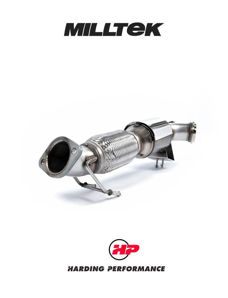MILLTEK Catted Downpipe – Ford Focus Mk3 ST, suits the MILLTEK cat-back system [SSXFD125]