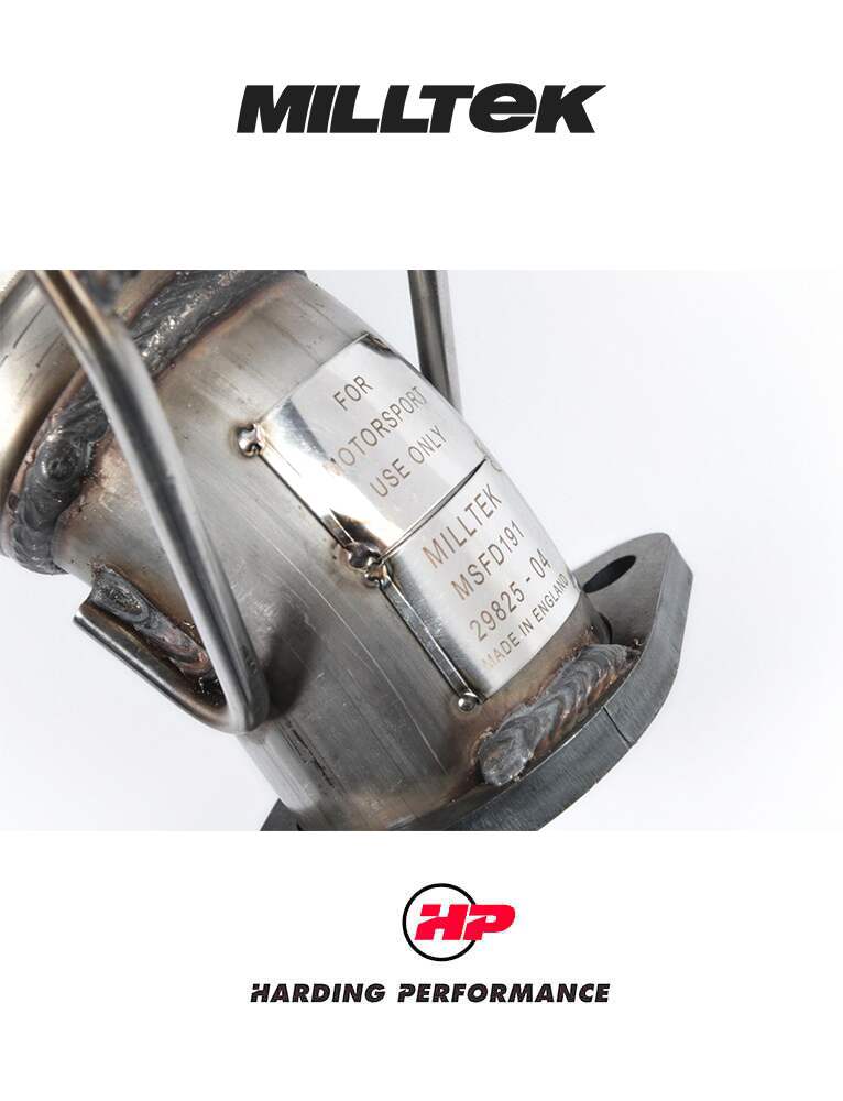 MILLTEK Catted Downpipe – Ford Focus Mk3 ST, suits the MILLTEK cat-back system [SSXFD125]
