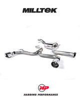 MILLTEK Cat-back – Ford Focus XR5 Turbo - 3 Inch 'Race' System - Polished GT-100 Trims