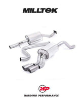 MILLTEK Cat-back – Ford Fiesta 1.0T EcoBoost - Resonated - Titanium