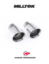 MILLTEK Cat-back – Ford Mustang V8 GT - Non-resonated - Dual GT-100 / Standard Configuration - Burnt Titanium