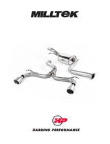 MILLTEK Cat-back – Ford Focus XR5 Turbo - 3 Inch 'Race' System - Titanium GT-100 Trims