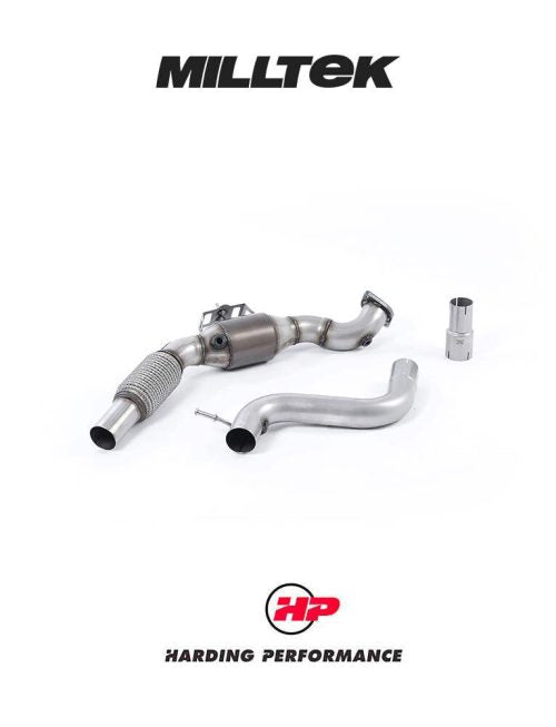 MILLTEK Catted Downpipe – Ford Mustang 2.3 EcoBoost - OE Exhaust