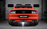 MILLTEK Cat-back – Ford Mustang EcoBoost Fastback - Resonated - Cerakote Black