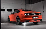 MILLTEK Cat Back Ford Mustang 2.3 EcoBoost Dual Outlet With GT-100 Trims - Cerakote black