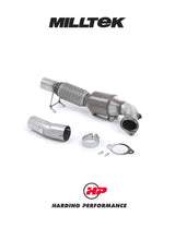 MILLTEK Downpipe – Ford Focus RS MK3 - 200 Cell High Flow Cat - Milltek Cat Back