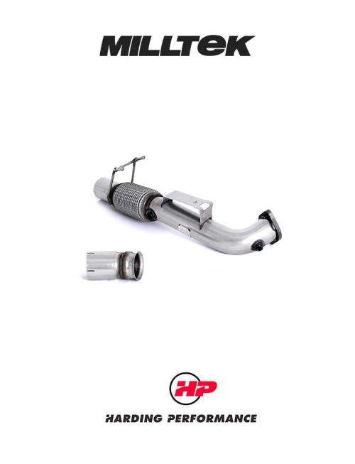 MILLTEK Downpipe – Ford Focus RS MK3 - Decat - OE Cat Back