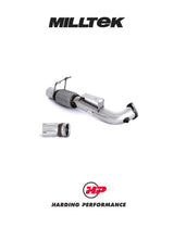 MILLTEK Downpipe – Ford Focus RS MK3 - Decat - OE Cat Back