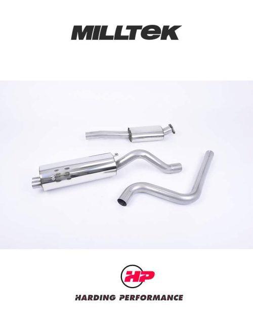 MILLTEK Cat-back – Ford Fiesta ST EcoBoost - Resonated - Race - Burnt Titanium