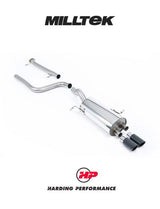 MILLTEK Cat Back Fiesta Mk7/Mk7.5 ST - Non-resonated / Race