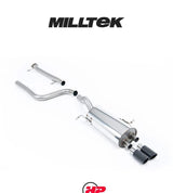 MILLTEK Cat Back Fiesta Mk7/Mk7.5 ST - Resonated