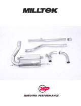 MILLTEK Cat-back – Ford Focus Mk3 RS - Non-resonated - Carbon